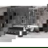 Cabine de douche coulissante Mexen Velar L Duo 90 x 90 cm, graphite, chrome - 871-090-090-02-43-01