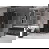 Mexen Velar L Duo cabine de douche coulissante 100 x 100 cm, graphite, chrome - 871-100-100-02-43-01