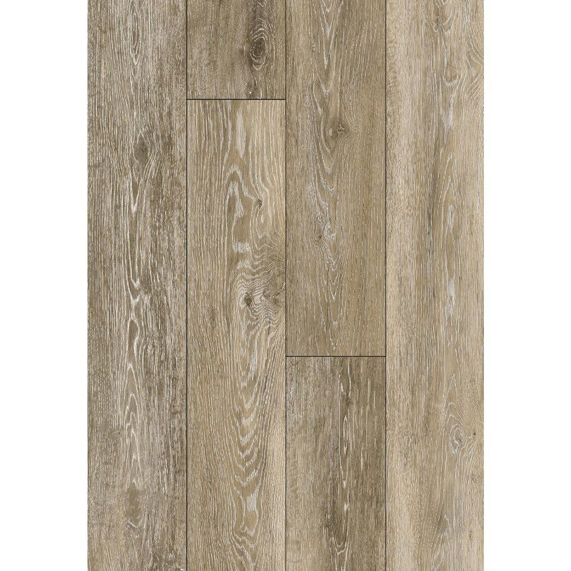 Mexen Shreveport échantillon de panneaux vinyles 1240 x 182 mm SPC 6,5 mm, sous-couche IXPE 1,5 mm, 4 V-Fuge, Chêne - F1111-S
