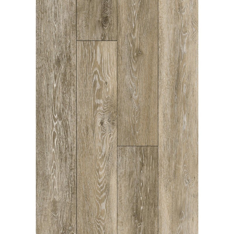 Mexen Shreveport  échantillon de panneaux vinyles SPC 6,5 mm, sous-couche IXPE 1,5 mm, 4 V-Joint, Chêne - F1111-S