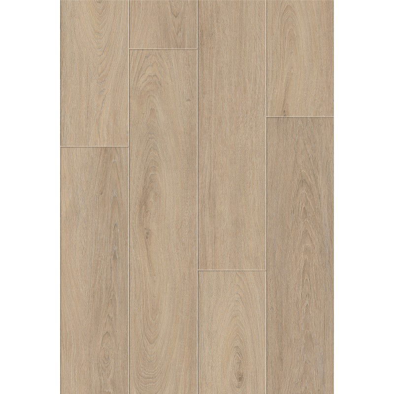 Mexen Palmdale  échantillon de panneaux vinyles 1240 x 182 mm SPC 6,5 mm, sous-couche IXPE 1,5 mm, 4 V-Fuga, Chêne - F1127-S