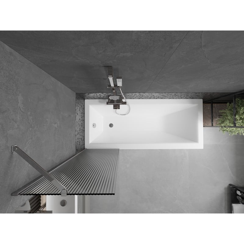 Mexen Next pare-douche 1-volet 50 x 150 cm, rayures, chrome - 895-050-000-00-09-01