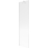 Mexen Next paroi de baignoire à 1 volet 50 x 150 cm, rayures, blanc - 895-050-000-00-09-20