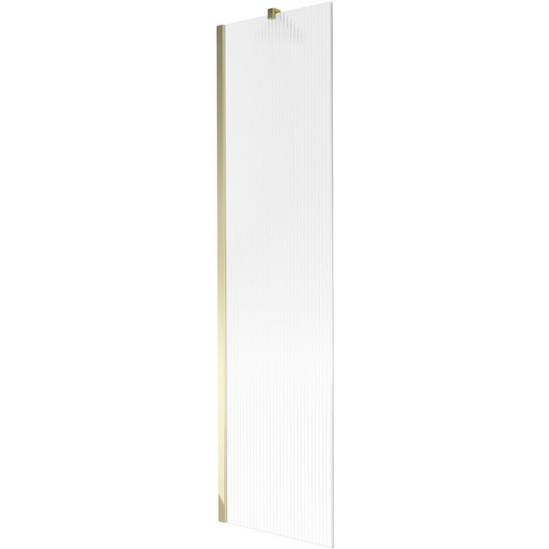 Mexen Next paroi de baignoire 1-volet 50 x 150 cm, rayures, doré - 895-050-000-00-09-50