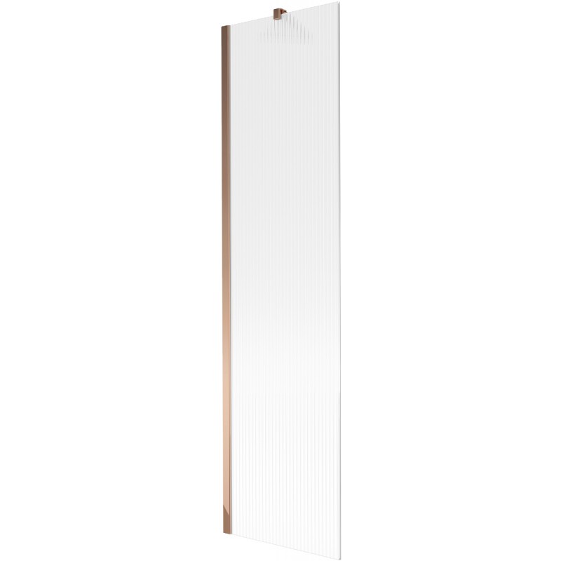 Paroi de douche Mexen Next 1 volet 50 x 150 cm, rayée, or rose - 895-050-000-00-09-60