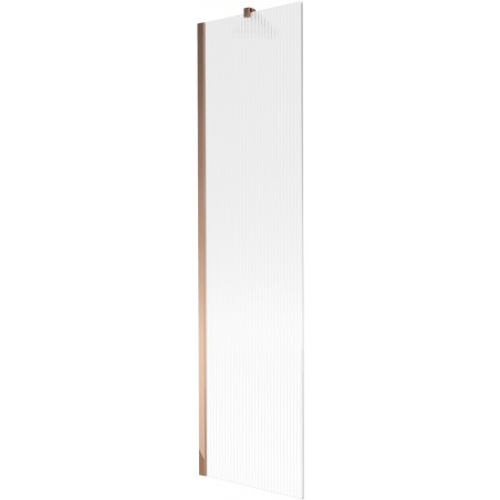 Paroi de douche Mexen Next 1 volet 50 x 150 cm, rayée, or rose - 895-050-000-00-09-60