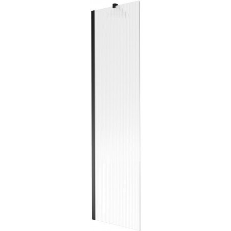 Mexen Next paroi de baignoire 1-volet 50 x 150 cm, rayures, noir - 895-050-000-00-09-70