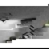 Mexen Next paroi de baignoire 1-volet 50 x 150 cm, rayures, noir - 895-050-000-00-09-70