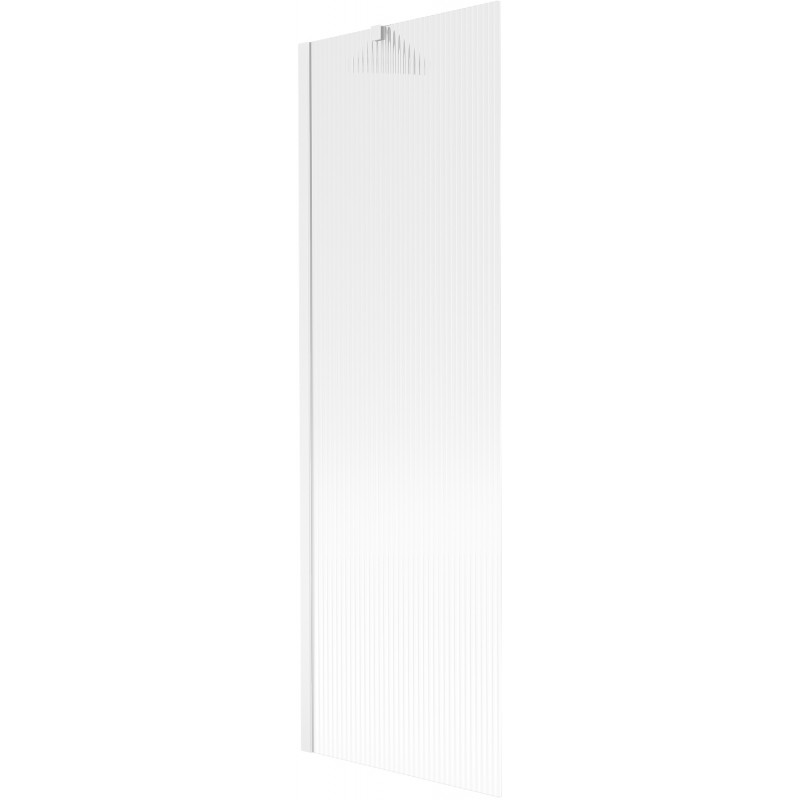Paroi de baignoire 1 volet Mexen Next 60 x 150 cm, striée, blanche - 895-060-000-00-09-20