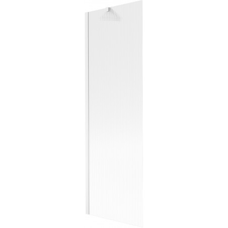Paroi de baignoire 1 volet Mexen Next 60 x 150 cm, striée, blanche - 895-060-000-00-09-20