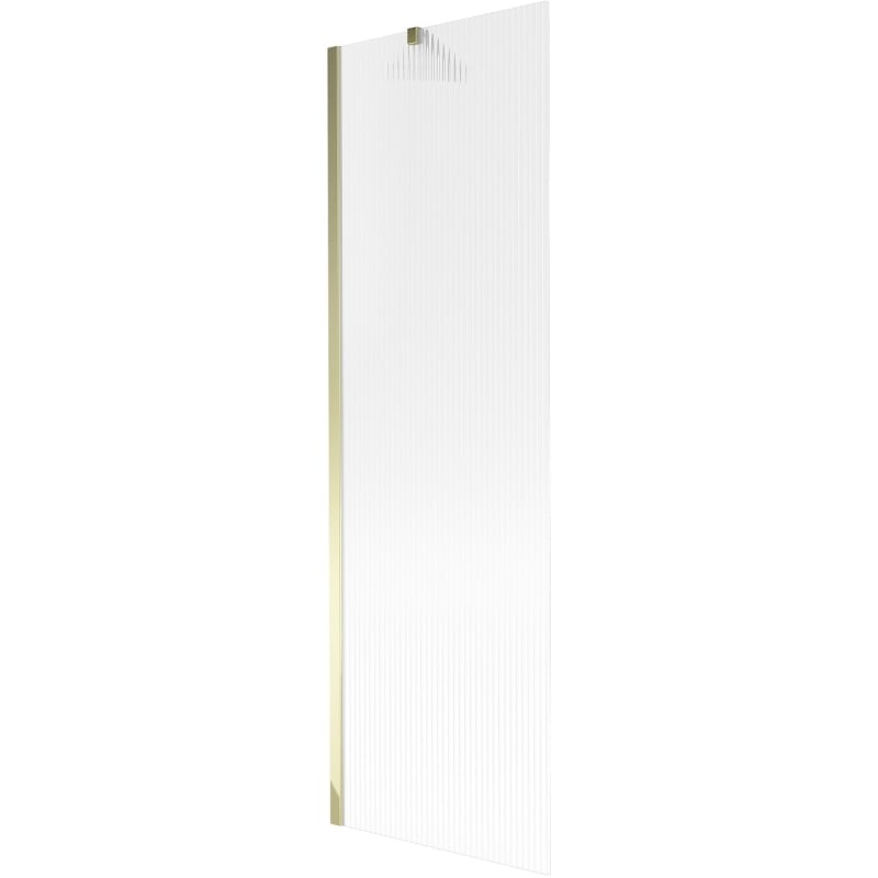Mexen Next paroi de baignoire à 1 vantail 60 x 150 cm, rayures, doré - 895-060-000-00-09-50