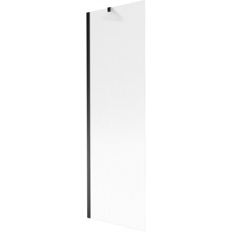 Mexen Next paroi de baignoire 1 volet 60 x 150 cm, rayures, noir - 895-060-000-00-09-70