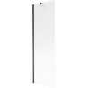 Mexen Next paroi de baignoire 1 volet 60 x 150 cm, rayures, noir - 895-060-000-00-09-70