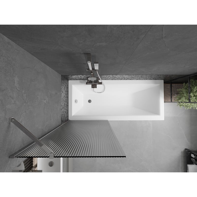 Mexen Next pare-douche 1-volet 70 x 150 cm, rayures, chrome - 895-070-000-00-09-01