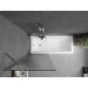 Mexen Next pare-douche 1-volet 70 x 150 cm, rayures, chrome - 895-070-000-00-09-01