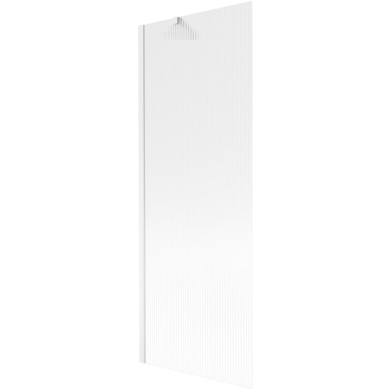 Mexen Next paroi de baignoire 1-volet 70 x 150 cm, rayures, blanc - 895-070-000-00-09-20
