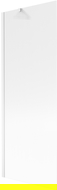 Paroi de baignoire Mexen Next 1 panneau 70 x 150 cm, rayures, blanc - 895-070-000-00-09-20