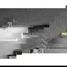 Paroi de baignoire Mexen Next 1 panneau 70 x 150 cm, rayures, blanc - 895-070-000-00-09-20