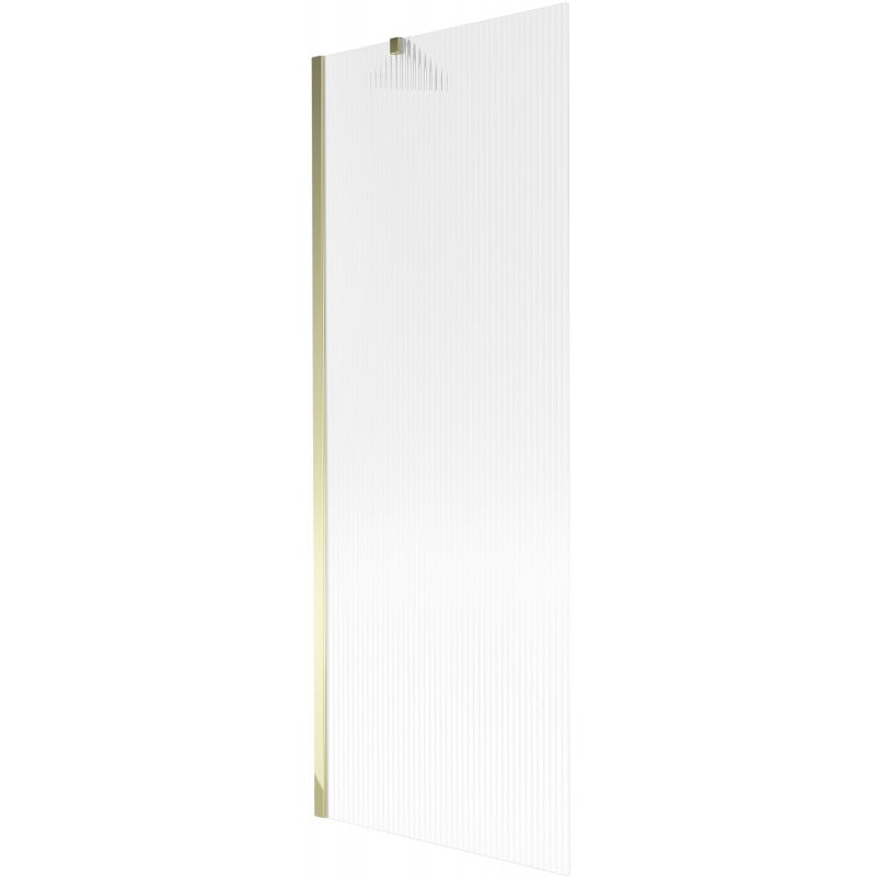 Mexen Next paroi de baignoire 1 volet 70 x 150 cm, rayures, doré - 895-070-000-00-09-50