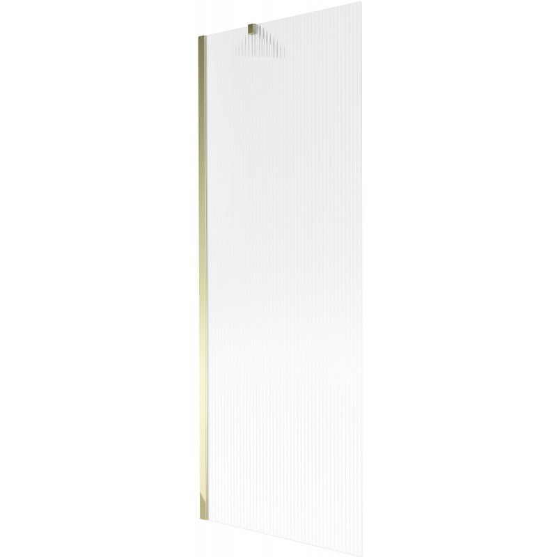 Paroi de baignoire 1 volet 70 x 150 cm, striée, dorée - Mexen Next - 895-070-000-00-09-50