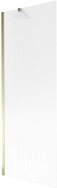 Mexen Next paroi de baignoire 1 volet 70 x 150 cm, rayures, doré - 895-070-000-00-09-50