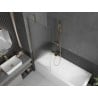 Mexen Next paroi de baignoire 1 volet 70 x 150 cm, rayures, doré - 895-070-000-00-09-50