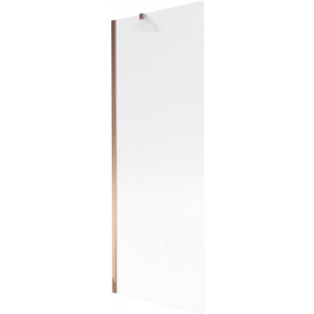 Paroi de baignoire 1 volet Mexen Next 70 x 150 cm, rayures, or rose - 895-070-000-00-09-60