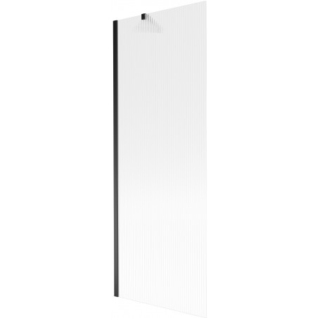 Mexen Next paroi de baignoire 1-volet 70 x 150 cm, rayé, noir - 895-070-000-00-09-70