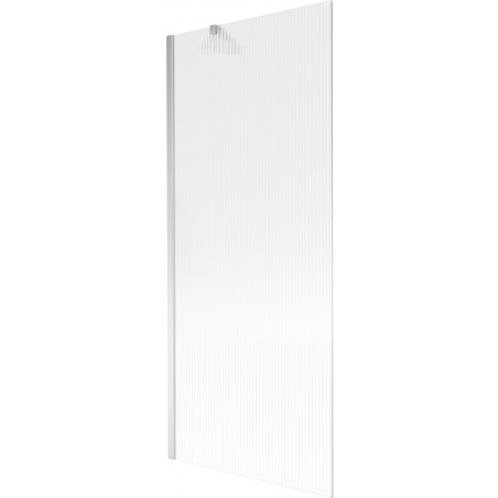 Paroi de baignoire Mexen Next 1-volet 80 x 150 cm, stries, chromé - 895-080-000-00-09-01