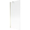 Mexen Next paroi de douche à 1 volet 80 x 150 cm, rayures, or - 895-080-000-00-09-50
