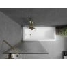 Mexen Next paroi de douche à 1 volet 80 x 150 cm, rayures, or - 895-080-000-00-09-50
