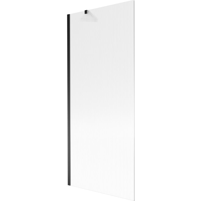 Mexen Next paroi de baignoire 1 pli 80 x 150 cm, rayé, noir - 895-080-000-00-09-70