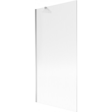 Paroi de baignoire 1 volet Mexen Next 90 x 150 cm, stries, chrome - 895-090-000-00-09-01