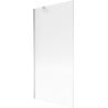 Mexen Next paroi de baignoire 1 volet 90 x 150 cm, rayures, chrome - 895-090-000-00-09-01