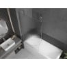 Mexen Next paroi de baignoire 1 volet 90 x 150 cm, rayures, chrome - 895-090-000-00-09-01