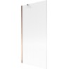 Mexen Next pare-douche à 1 vantail 90 x 150 cm, rayures, or rose - 895-090-000-00-09-60