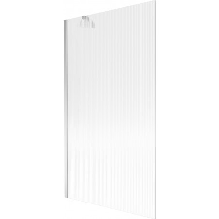 Mexen Next paroi de baignoire 1 volet 100 x 150 cm, rayures, chrome - 895-100-000-00-09-01