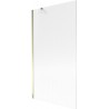 Mexen Next paroi de baignoire 1-volet 100 x 150 cm, rayures, doré - 895-100-000-00-09-50