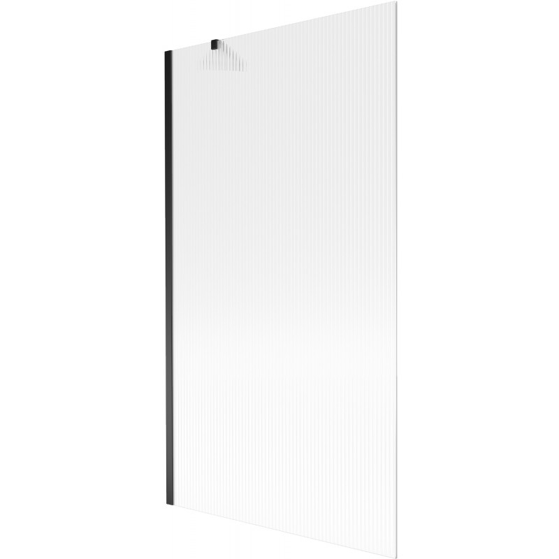 Paroi de baignoire Mexen Next 1-volet 100 x 150 cm, rayée, noire - 895-100-000-00-09-70