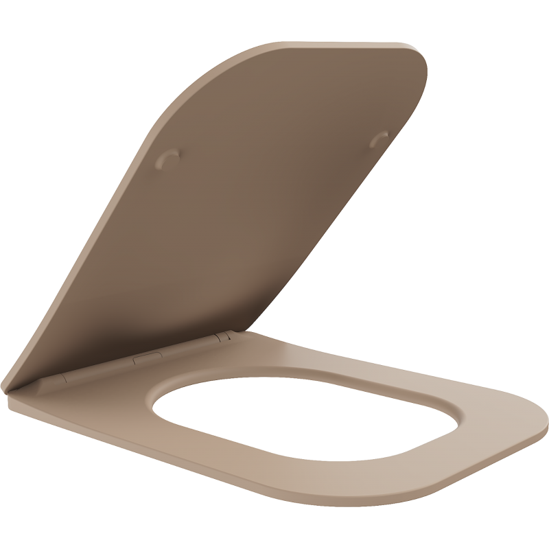 Mexen Teo abattant à descente lente, slim, duroplast, cappuccino mat - 39840064