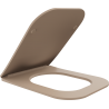 Mexen Teo abattant à descente lente, slim, duroplast, cappuccino mat - 39840064
