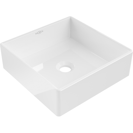 Mexen Goya lavabo de comptoir 35 x 35 cm, Blanc - 22183500