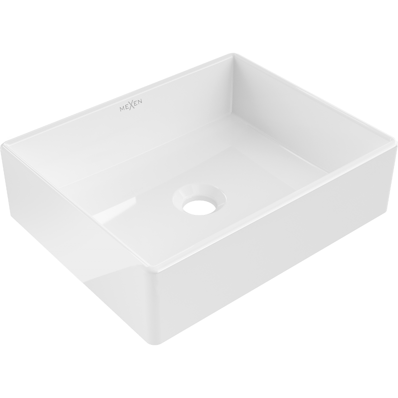 Mexen Goya lavabo de comptoir 40 x 32 cm, Blanc - 22184000
