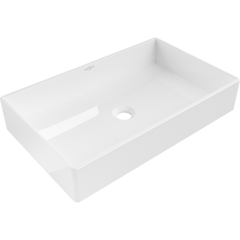Mexen Goya lavabo de comptoir 60 x 37 cm, Blanc - 22186000