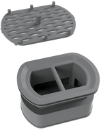 Syphon Mexen avec filtre pour caniveau linéaire rotatif, gris - 1010098
