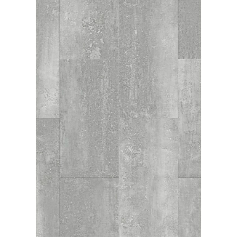 Mexen Barre Grey  échantillon de panneaux vinyles SPC 6,5 mm, sous-couche IXPE 1,5 mm, 4 V-Fuga, Pierre - F1149-S