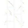 Mexen River White  échantillon de panneaux vinyles SPC 6,5 mm, sous-couche IXPE 1,5 mm, 4 V-Fuga, Jazz White - F1150-S