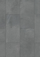 Mexen Grey Dark échantillon de panneaux SPC en vinyle 6,5 mm, sous-couche IXPE 1,5 mm, 4 V-Joint, Ardoise - F1159-S