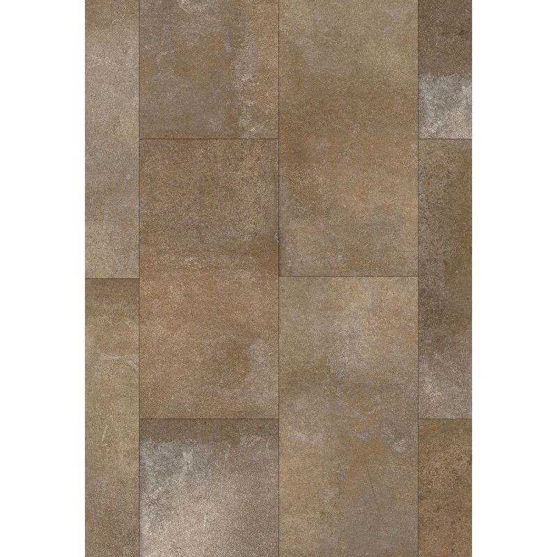 Mexen Silver Brown échantillon de dalles en vinyle 610 x 305 mm SPC 6,5 mm, sous-couche IPEX 1,5 mm, 4 V-Fuga, Brique - F1160-S