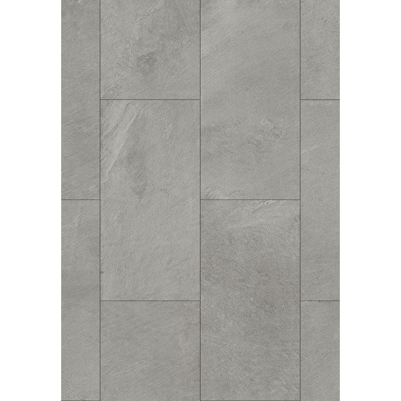 Mexen Grey Leaf échantillon de panneaux vinyle SPC 6,5 mm, sous-couche IPEX 1,5 mm, 4 V-Fuga, Ardoise - F1163-S